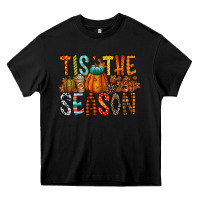 Black tis the season Heavy Core Tee - RacoonDesign