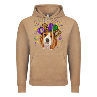 Vintage Coffee mardi gras beagle Vintage Hoodie - RanaPortraitStore