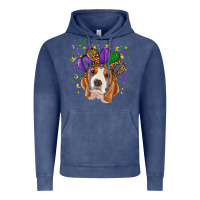 Vintage Denim mardi gras beagle Vintage Hoodie - RanaPortraitStore
