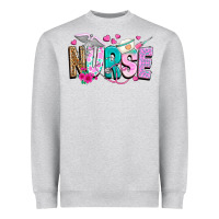 Heather Grey nurse Heavyweight Sweatshirt - texasbilliewilder