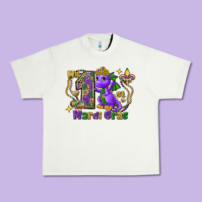 Dragon My First Mardi Gras Urban Heavy Tee Designed By Fadigitalartstudio
