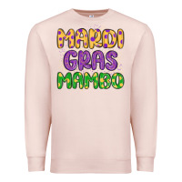 Pale Pink mardi gras mambo Premium Sweatshirt - MaliasSmallBusiness