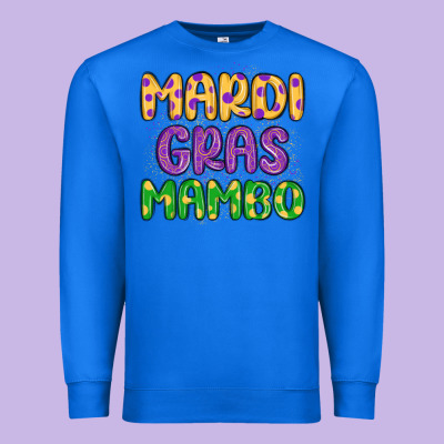 Mardi Gras Mambo Premium Sweatshirt Designed By Maliassmallbusiness