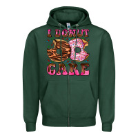 Sports Green i donut care Zipper Hoodie - AdoDesignShop