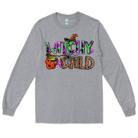 Heather Grey witchy and wild Long Sleeve Tee - AdoDesignShop
