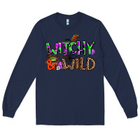 Navy witchy and wild Long Sleeve Tee - AdoDesignShop