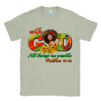 Matcha with god all things are possible juneteenth Classic Tee - AdoDesignShop