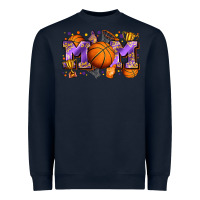 Navy mom basketball Heavyweight Sweatshirt - Zillion Design Studio