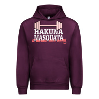 Mauve Wine Hakuna Masquata It Means Nice Booty Urban Hoodie - Bettercallsaul