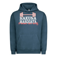 Pigment Midnight Navy Hakuna Masquata It Means Nice Booty Urban Hoodie - Bettercallsaul