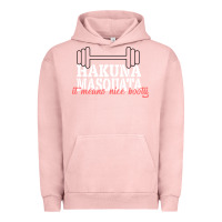 Pigment Salmon Hakuna Masquata It Means Nice Booty Urban Hoodie - Bettercallsaul