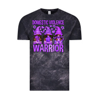 Cloud Black Domestic Violence Warrior Afro Gnomes Vintage Tee - texasbilliewilder