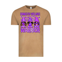 Domestic Violence Warrior Afro Gnomes Vintage Tee | Teevron