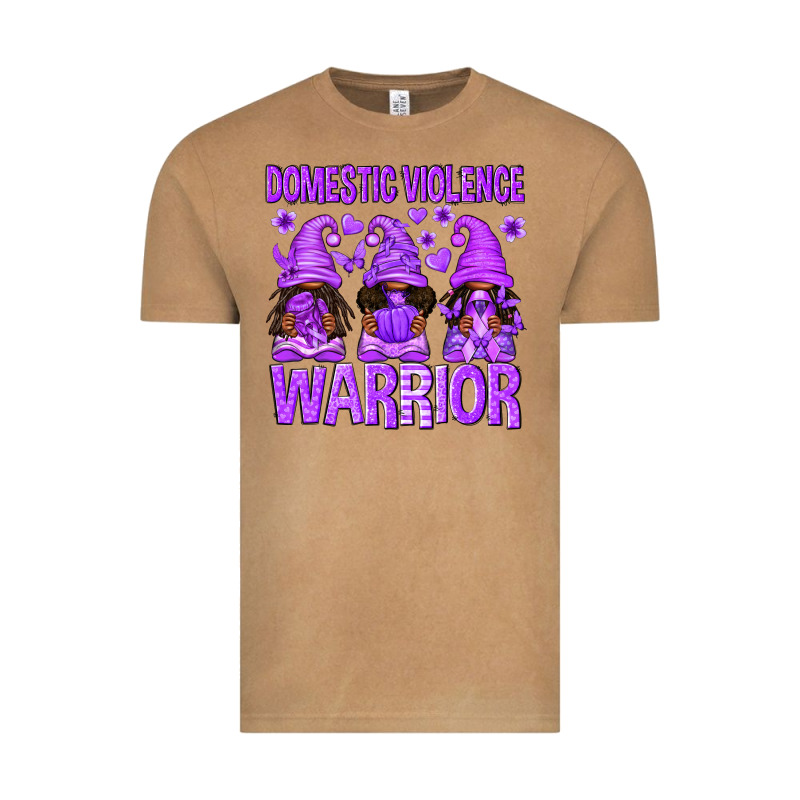 Domestic Violence Warrior Afro Gnomes Vintage Tee by texasbilliewilder | Teevron