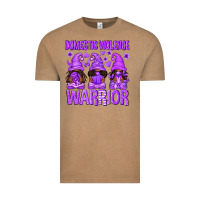 Vintage Coffee Domestic Violence Warrior Afro Gnomes Vintage Tee - texasbilliewilder