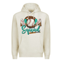 Oatmeal Heather mom squad Premium Hoodie - BundleAndBundleShop