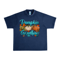 Navy pumpkin everything Urban Heavy Tee - HRA Design Shop