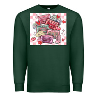 Valentine's Day Cassette Tapes Premium Sweatshirt | Teevron