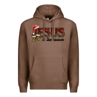 Chestnut jesus in the reason Premium Hoodie - AdoDesignShop