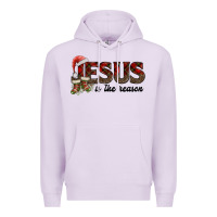 Lilac jesus in the reason Premium Hoodie - AdoDesignShop