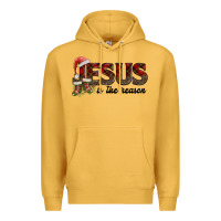 Mustard jesus in the reason Premium Hoodie - AdoDesignShop