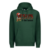 Sports Green jesus in the reason Premium Hoodie - AdoDesignShop