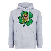 Heather Grey dinosaur st patricks day Heavyweight Hoodie - MaliasSmallBusiness