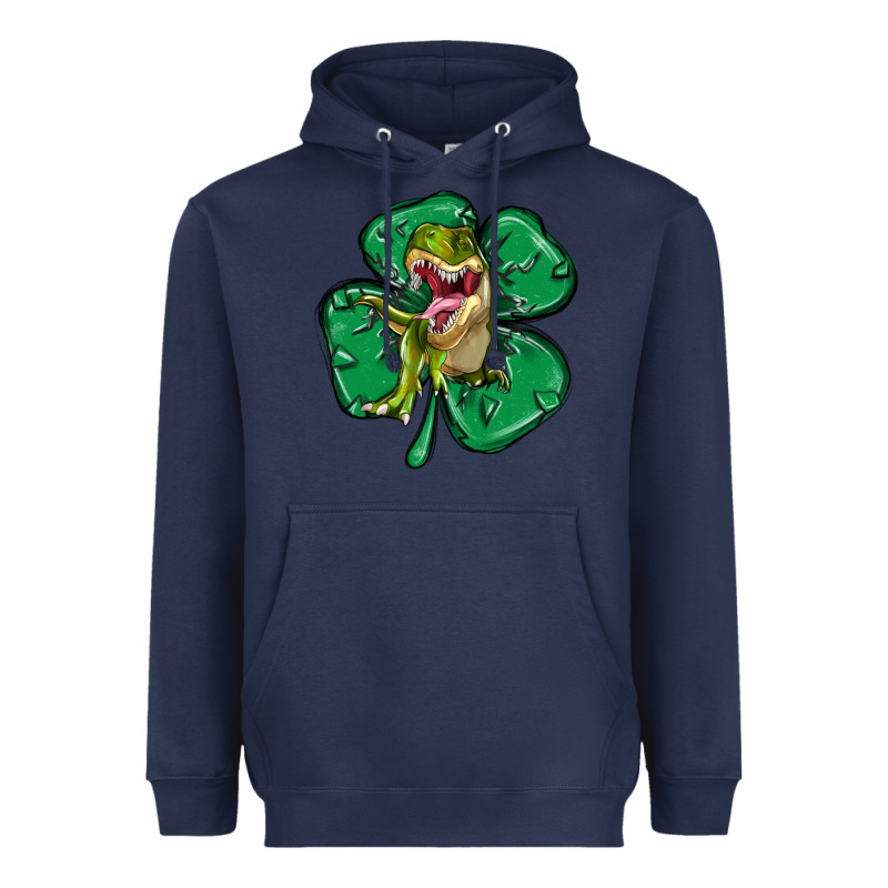 Dinosaur St Patricks Day Heavyweight Hoodie by MaliasSmallBusiness | Teevron
