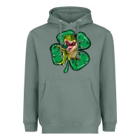 Sage dinosaur st patricks day Heavyweight Hoodie - MaliasSmallBusiness