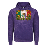 Cloud Purple mexican flag Vintage Hoodie - Zillion Design Studio