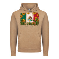 Vintage Coffee mexican flag Vintage Hoodie - Zillion Design Studio