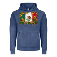 Vintage Denim mexican flag Vintage Hoodie - Zillion Design Studio