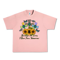 Salmon because he lives i can face tomorrow Urban Heavy Tee - CowhideDigitalArt