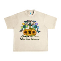 Sandshell because he lives i can face tomorrow Urban Heavy Tee - CowhideDigitalArt