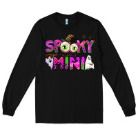 Black spooky mini Long Sleeve Tee - AdoDesignShop