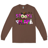 Chestnut spooky mini Long Sleeve Tee - AdoDesignShop