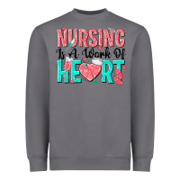 Storm nursing is a work of heart Heavyweight Sweatshirt - texasbilliewilder