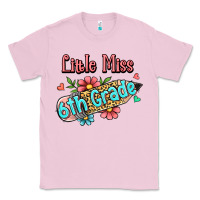 Bubblegum Pink little miss sixth grade Classic Tee - RanaPortraitStore