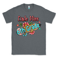 Charcoal Heather little miss sixth grade Classic Tee - RanaPortraitStore