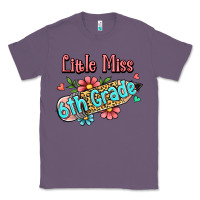 Lavender little miss sixth grade Classic Tee - RanaPortraitStore
