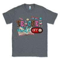 Charcoal Heather teacher mode off Classic Tee - AdoDesignShop