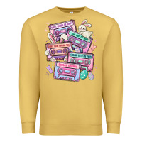 Antique Gold easter cassette tapes Premium Sweatshirt - MaliasSmallBusiness