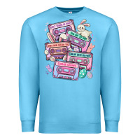 Ocean Blue easter cassette tapes Premium Sweatshirt - MaliasSmallBusiness