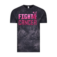 Cloud Black Fight Cancer Vintage Tee - texasbilliewilder