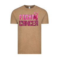 Vintage Coffee Fight Cancer Vintage Tee - texasbilliewilder