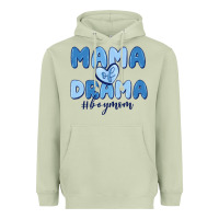 Matcha mama of drama boy mom Heavyweight Hoodie - MaliasSmallBusiness