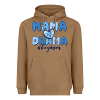 Toasted Coconut mama of drama boy mom Heavyweight Hoodie - MaliasSmallBusiness