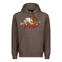 Coffee baseball brother Premium Hoodie - BundleAndBundleShop