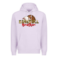 Lilac baseball brother Premium Hoodie - BundleAndBundleShop