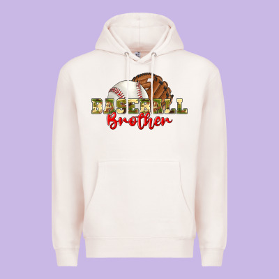 Baseball Brother Premium Hoodie Designed By Bundleandbundleshop